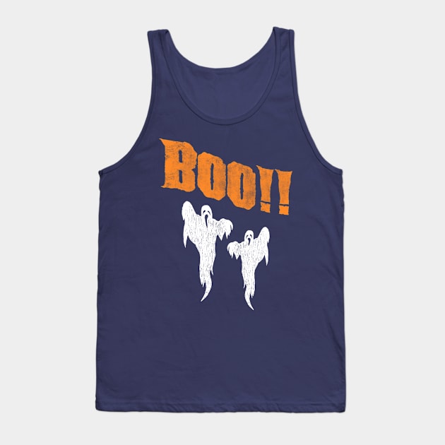 Halloween boo ghost funny shirt Tank Top by CM